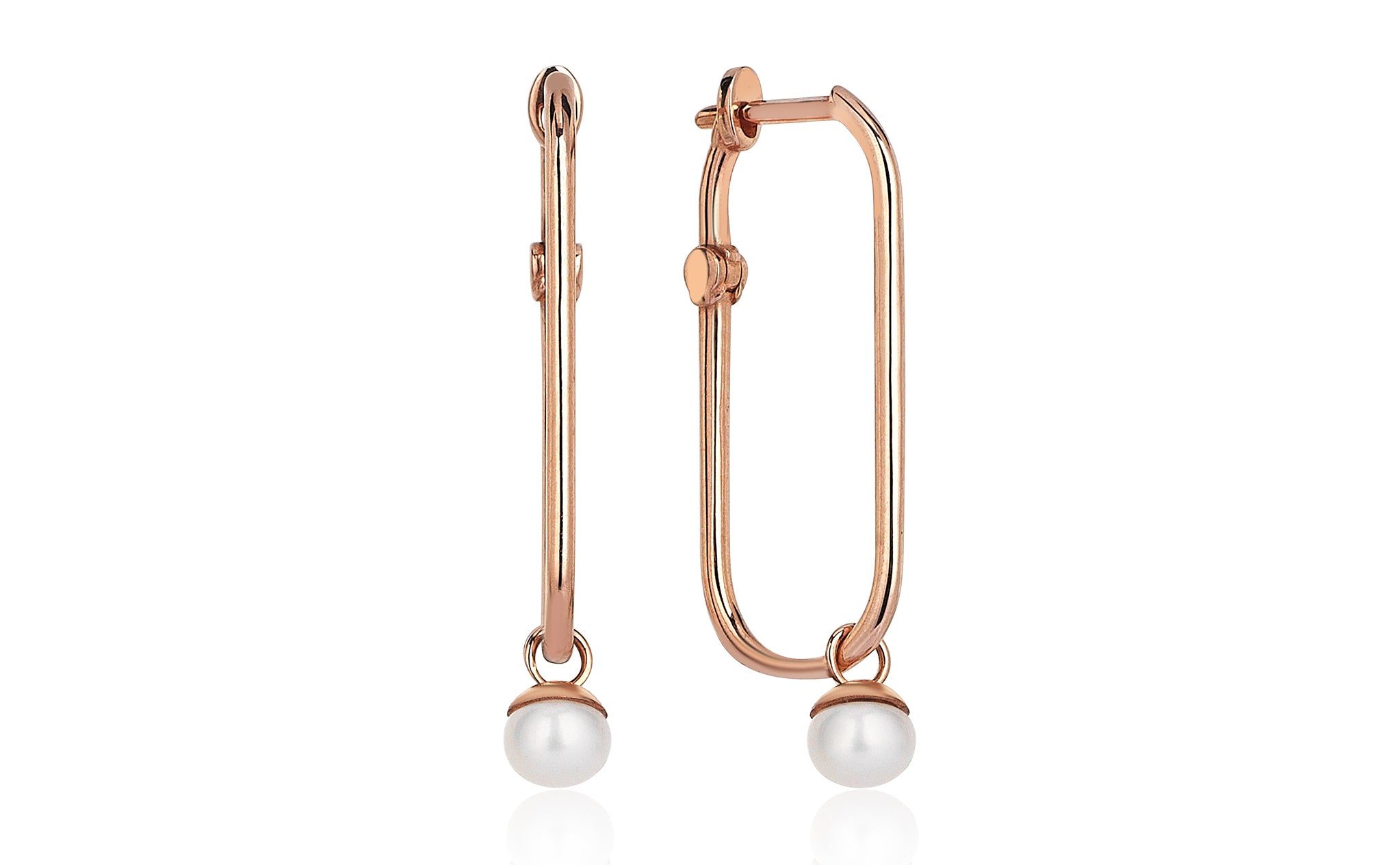 Pearl Line  Earring