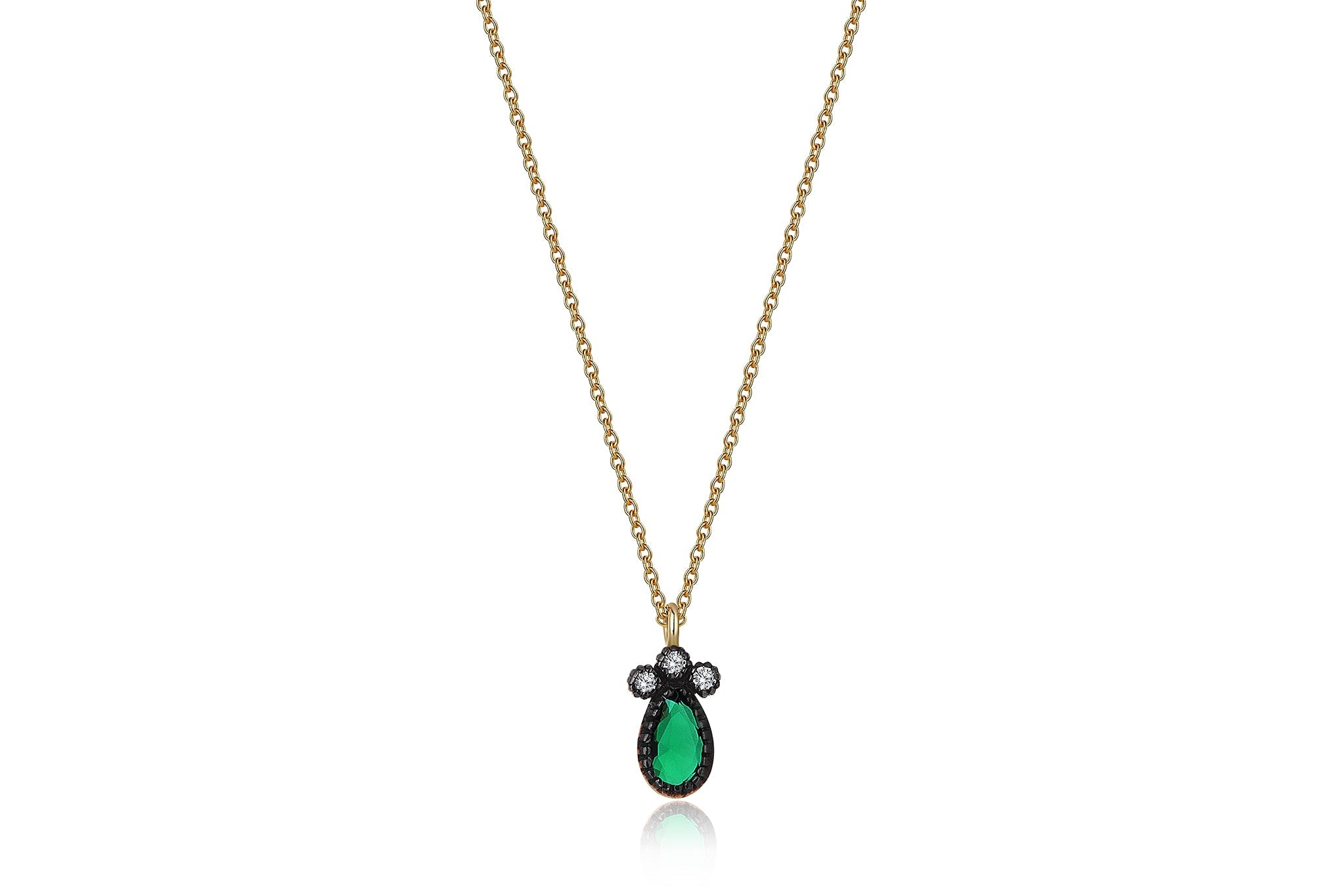 Emerald Drop Necklace