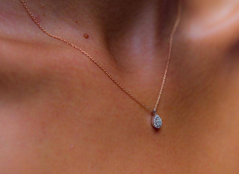 Drop Diamond Necklace