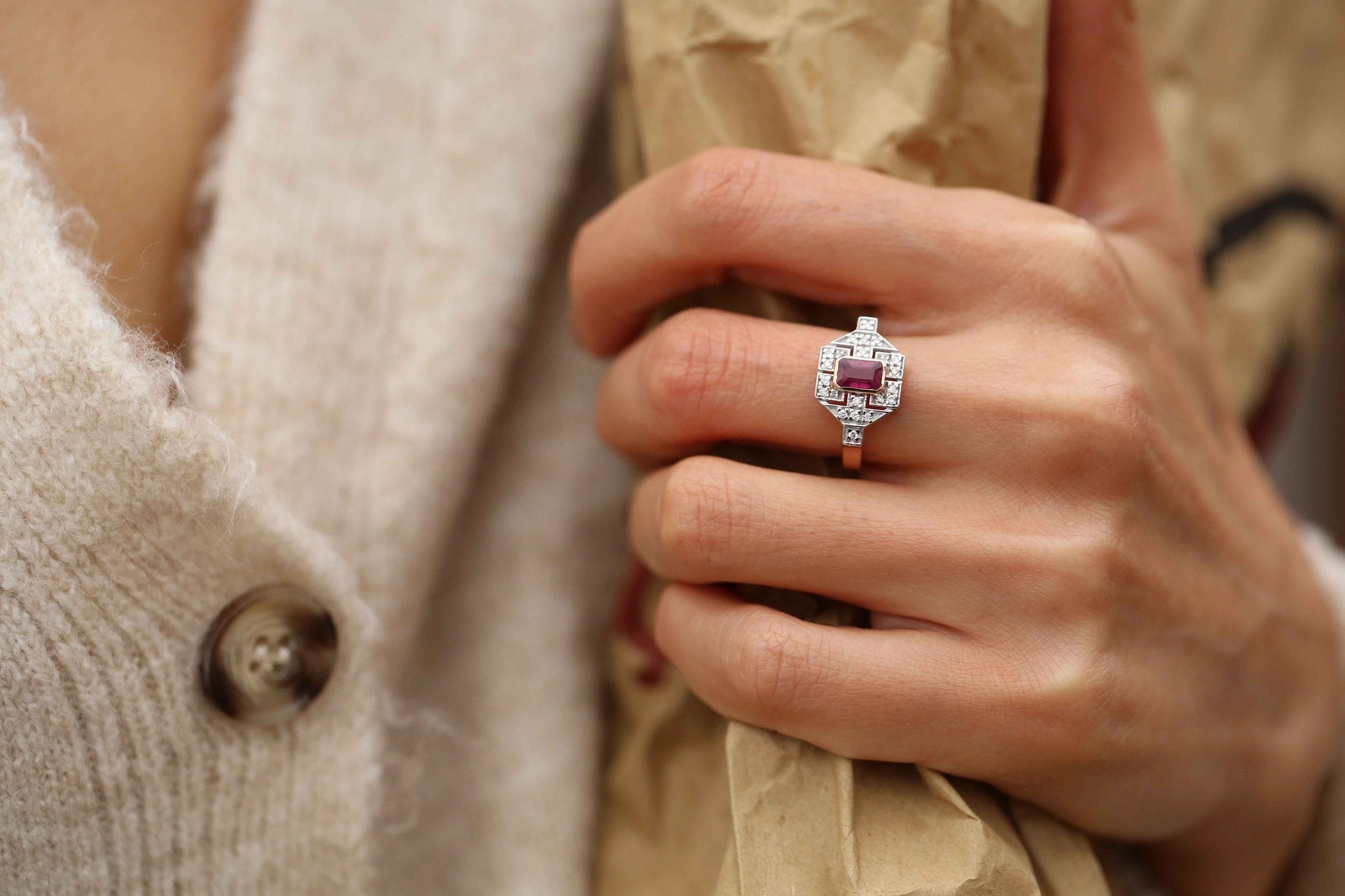 Arte Ruby Ring