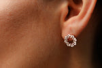 Load image into Gallery viewer, Feraye Baguette Diamond  Earring
