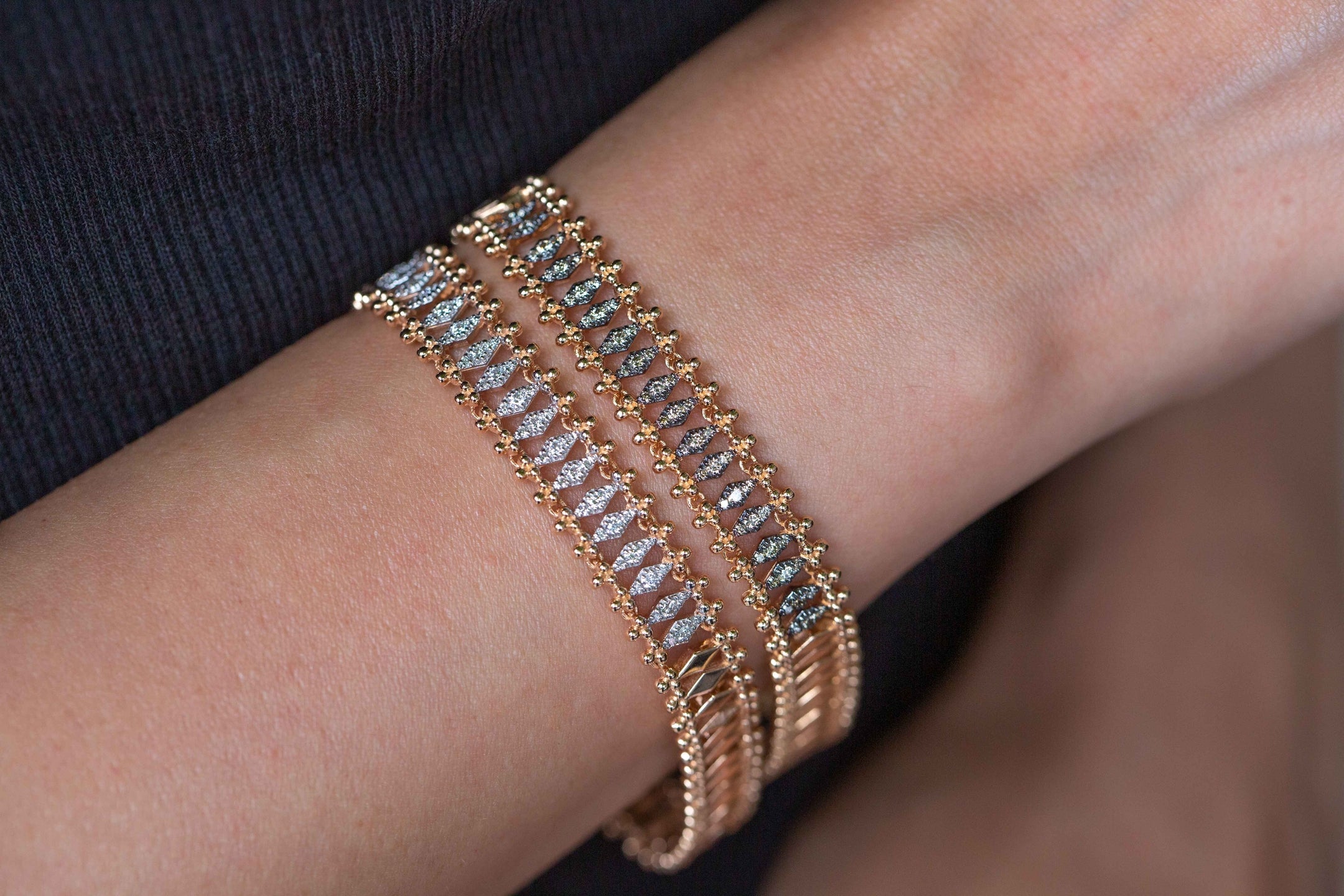 Prosecco Brown Diamond  Bracelet