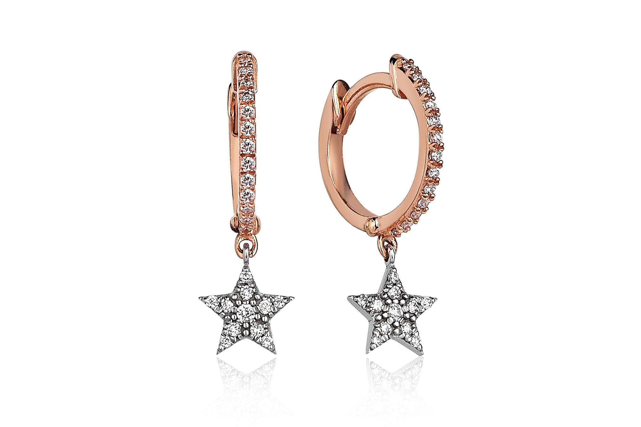 Star Diamond Earring