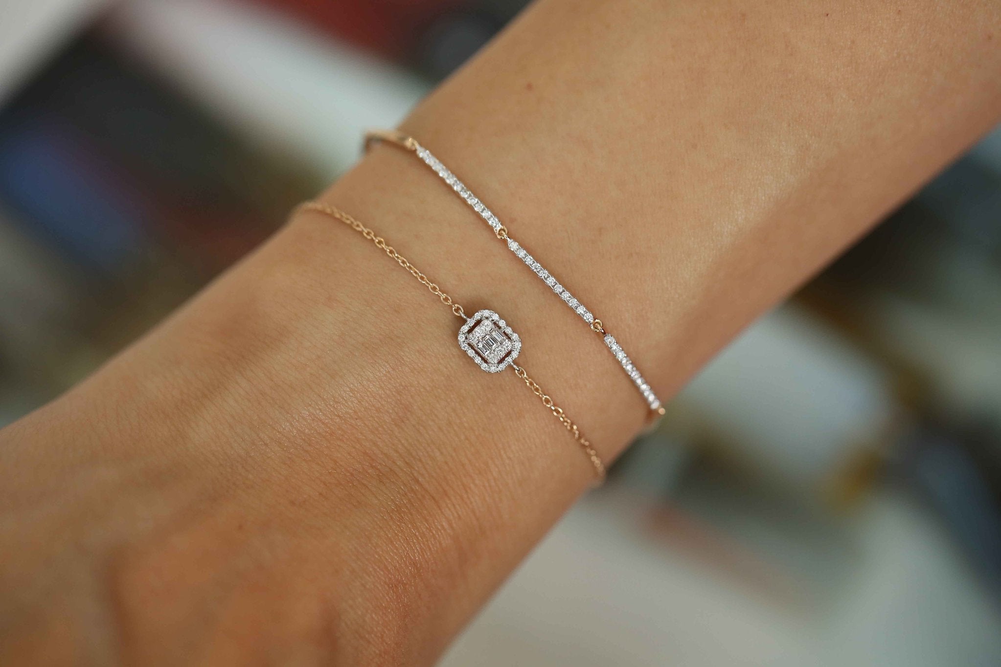 Classic Baguette Diamond Bracelet