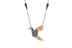 Load image into Gallery viewer, Origami Brown Diamond Necklace
