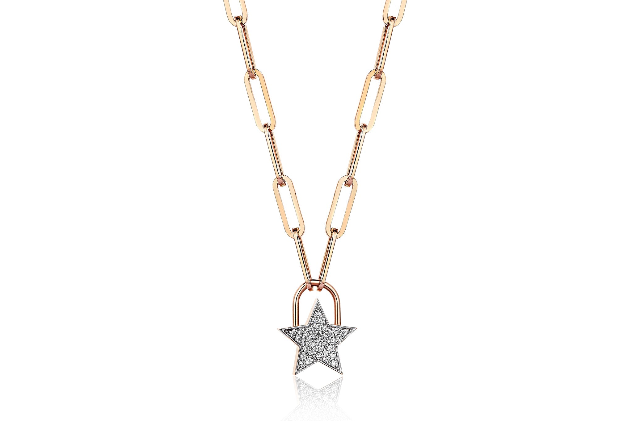 Mars Star Diamond  Necklace