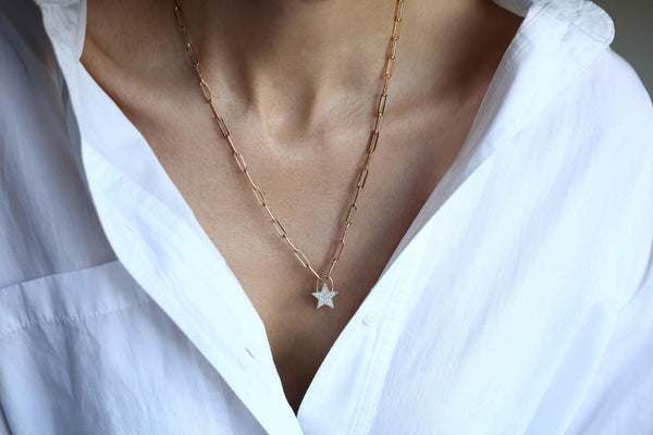 Mars Star Diamond  Necklace