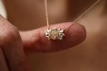 Load image into Gallery viewer, Arte Quartz Diamond - 14k Rose Gold Women Necklace
