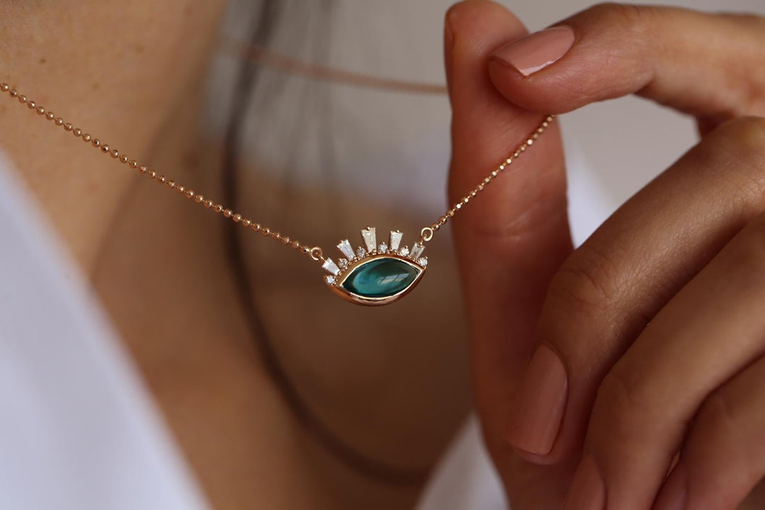 Blue Moon Diamond Necklace