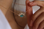 Load image into Gallery viewer, Blue Moon Diamond Necklace
