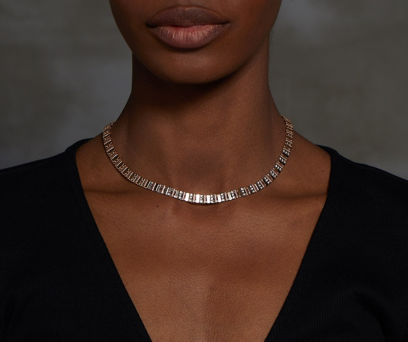 Prosecco Leon Brown Diamond Necklace