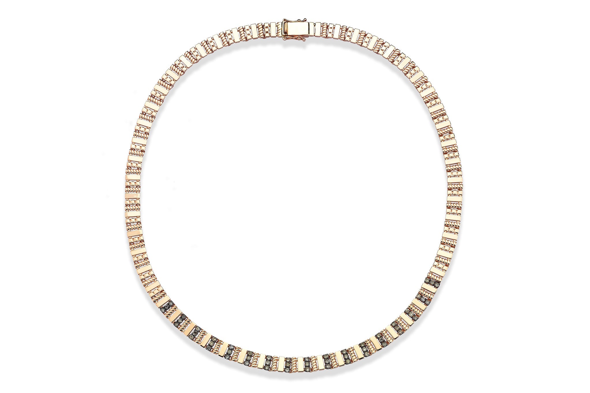 Prosecco Leon Brown Diamond Necklace