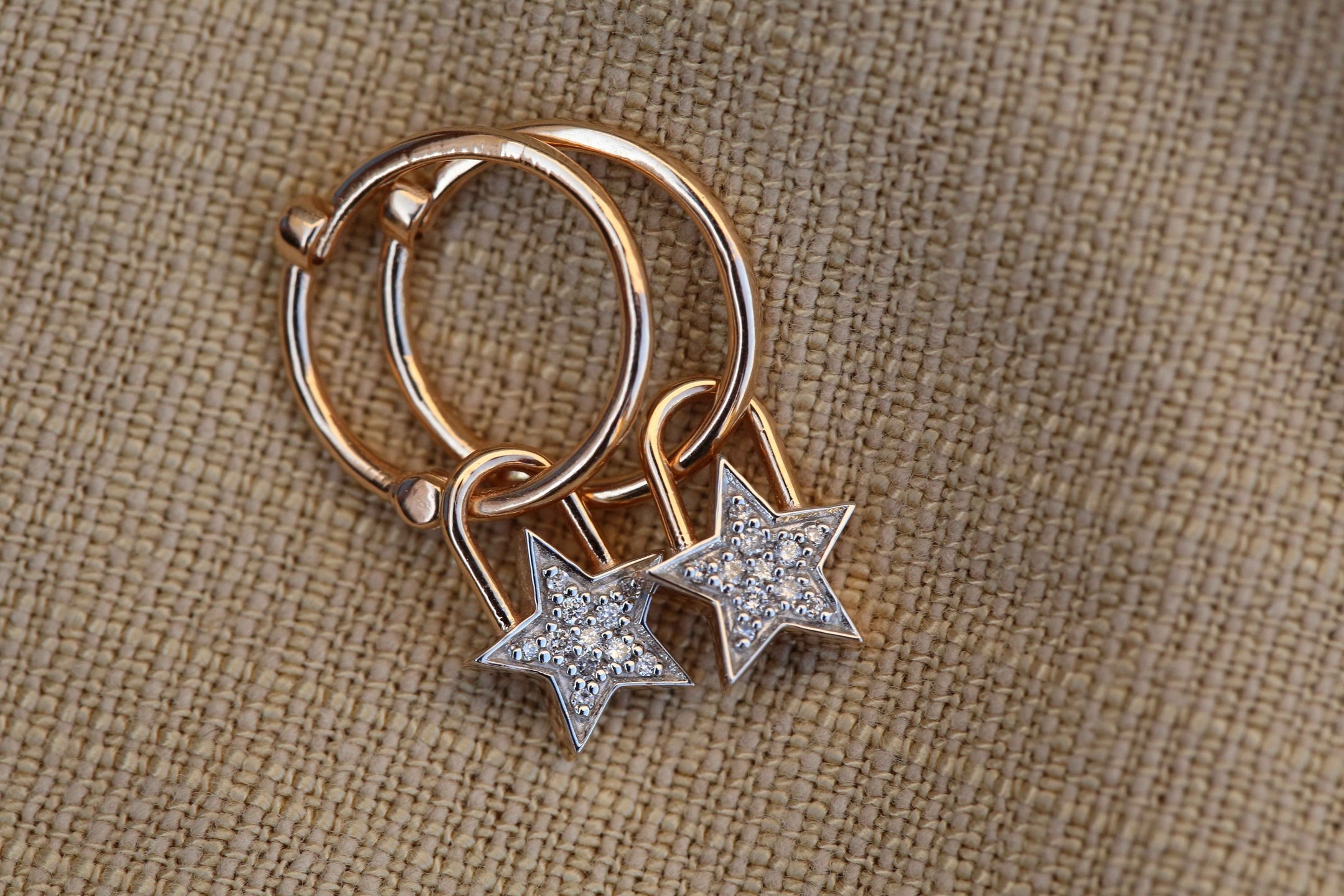 Mars Star Diamond  Earring