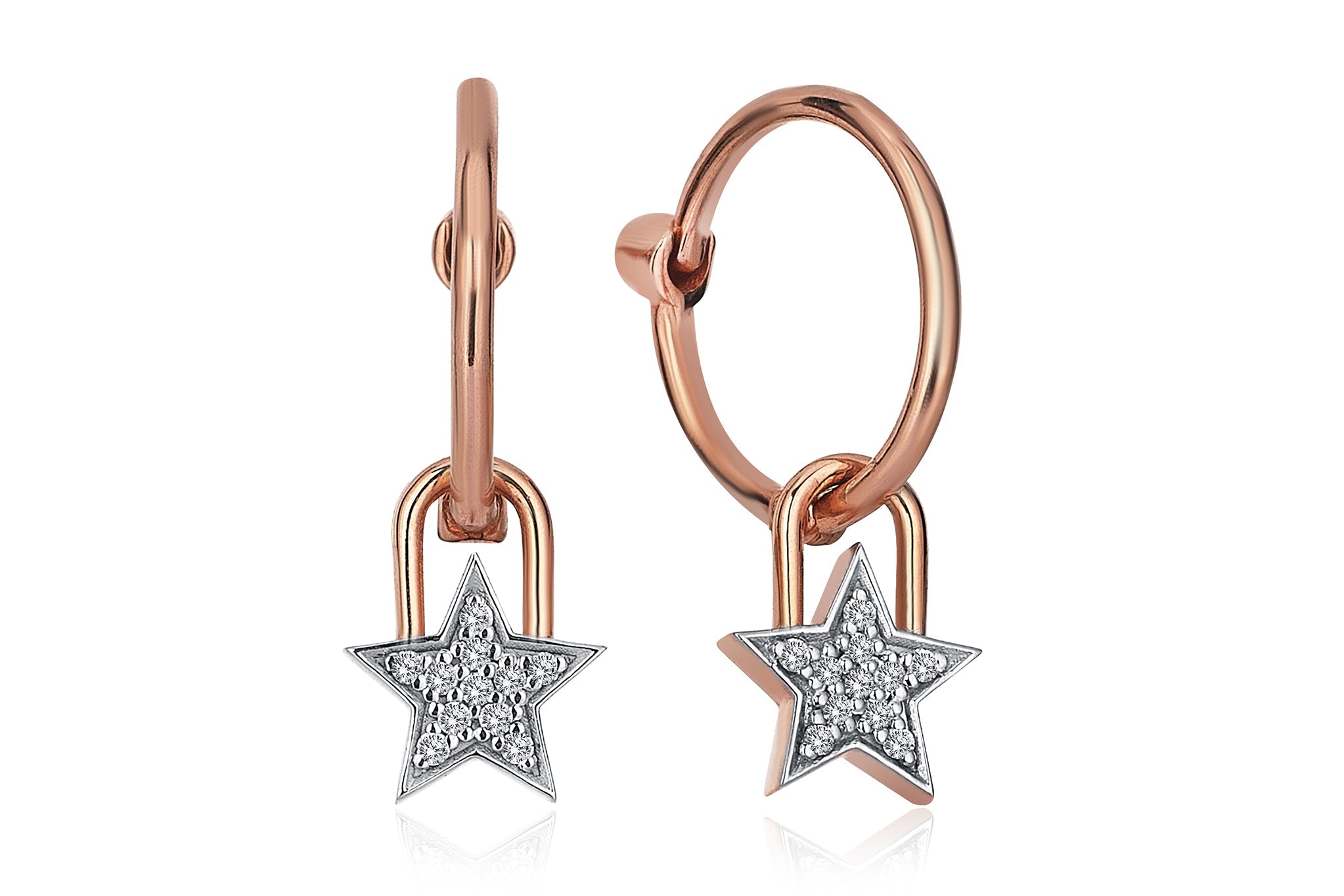 Mars Star Diamond  Earring