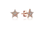 Load image into Gallery viewer, Star with Pin Diamond Earring
