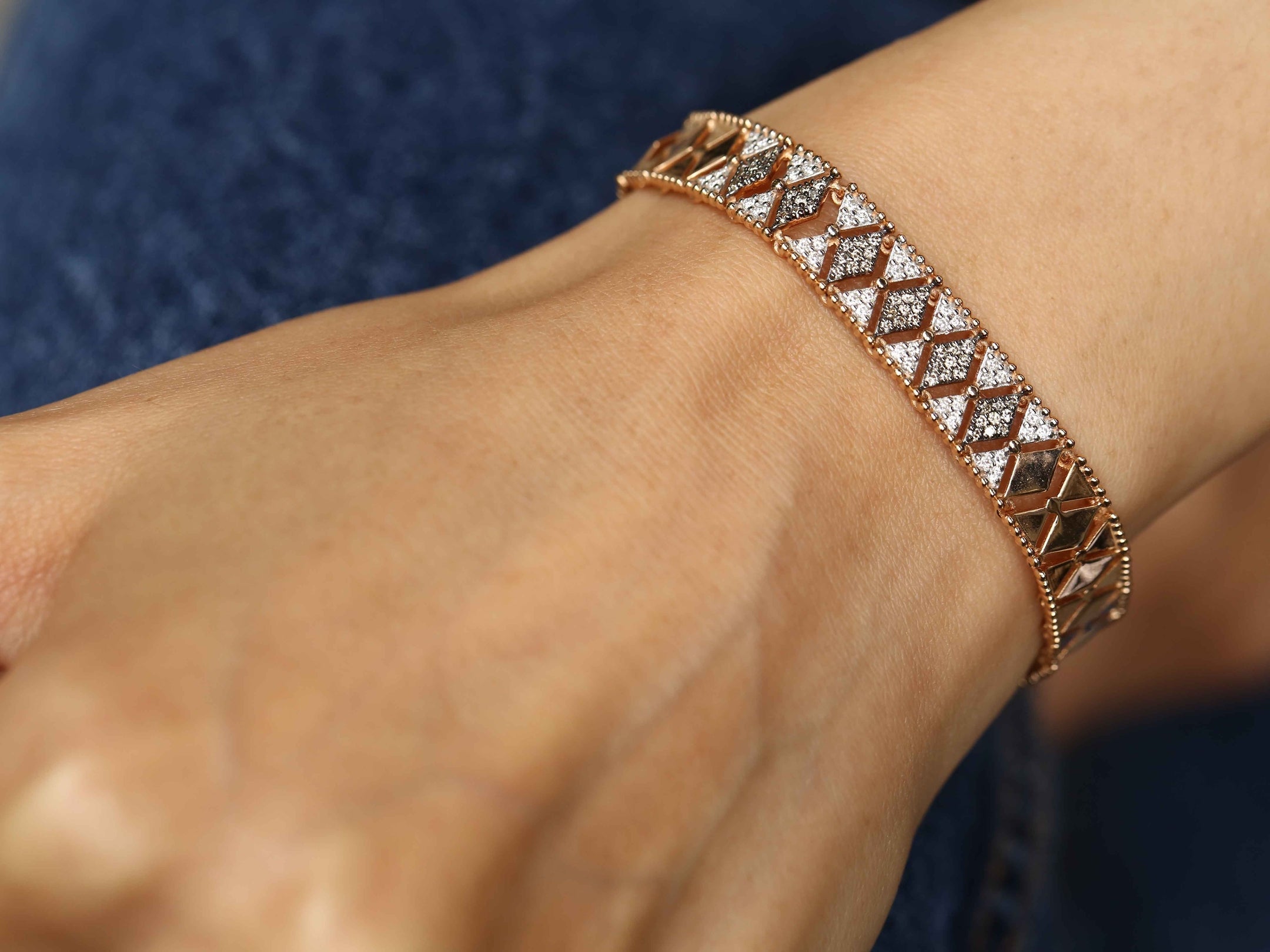 The Queen Bean Diamond Bracelet