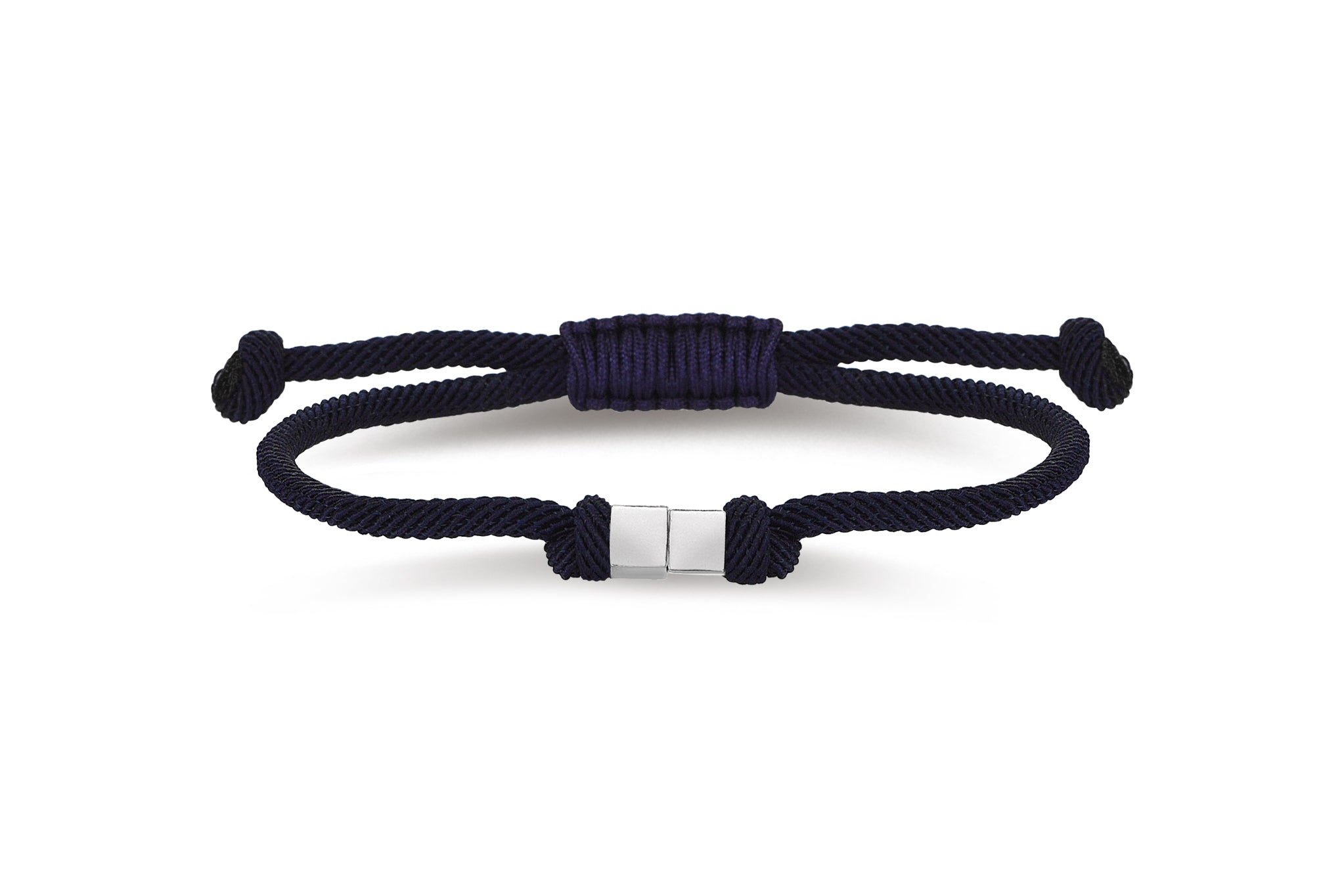 Double Cube Rope  Men Bracelet