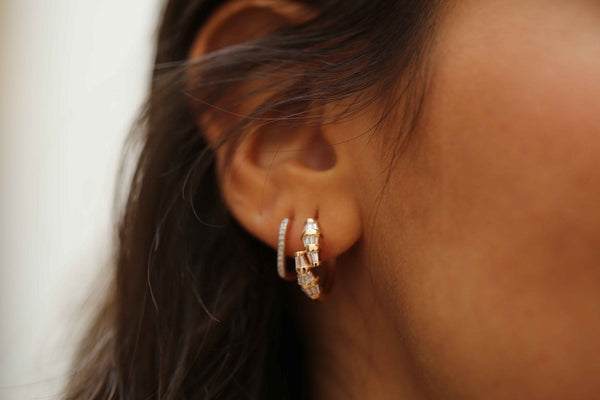 Iconic Snake Diamond Earring