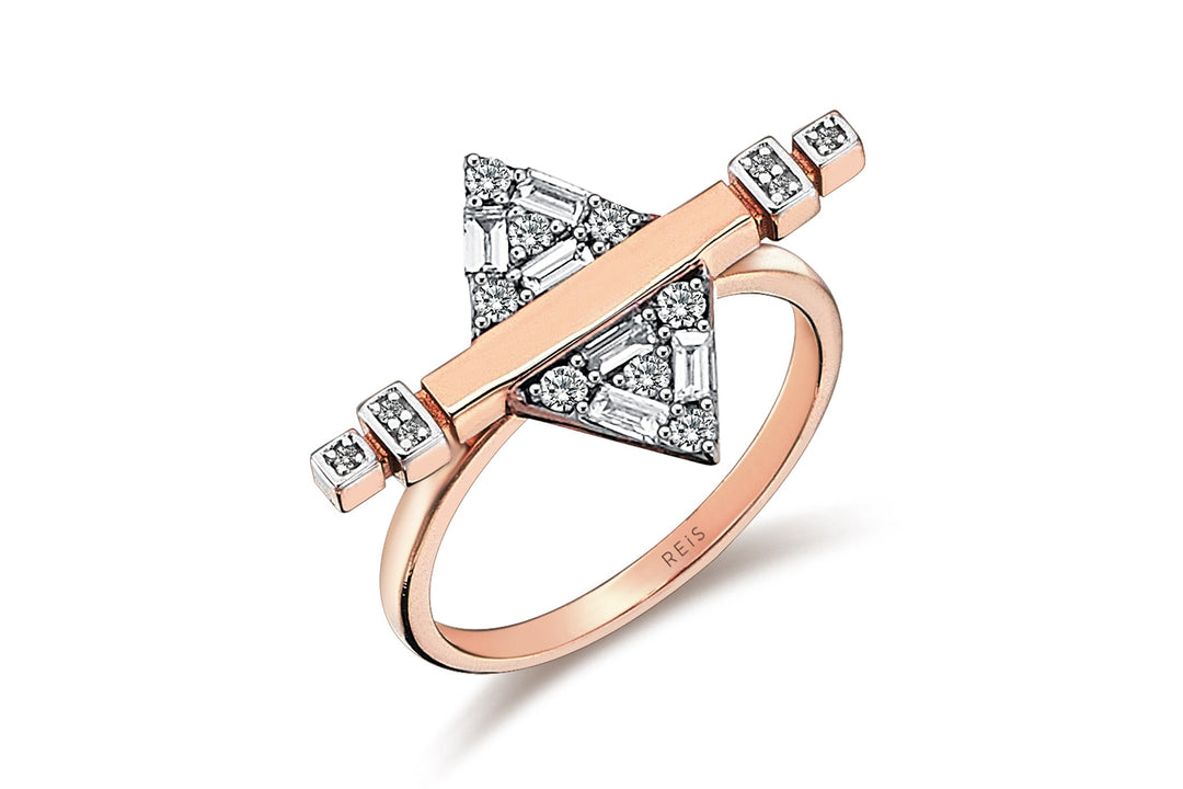 Ubuntu Triangle Diamond  Ring