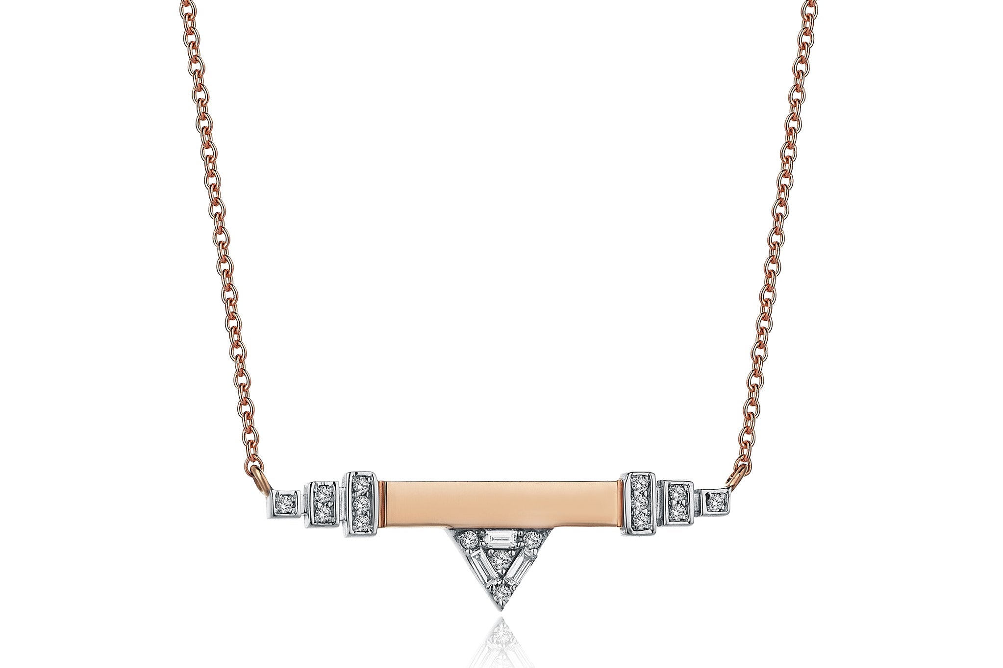 Ubuntu Triangle Diamond Necklace