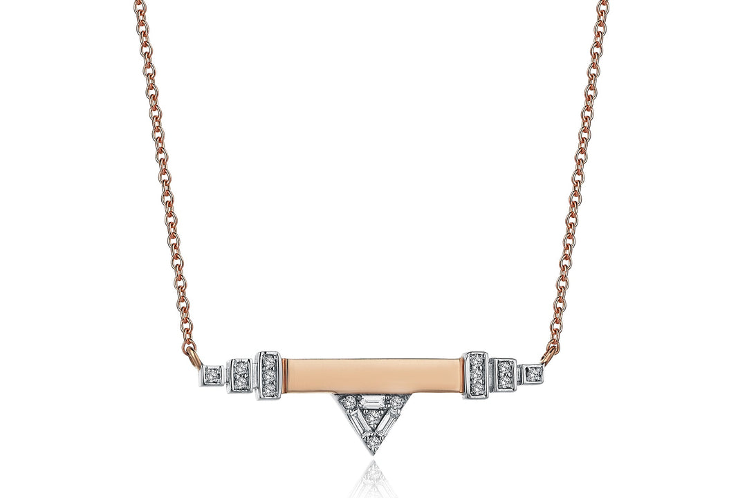 Ubuntu Triangle Diamond Necklace
