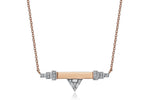 Load image into Gallery viewer, Ubuntu Triangle Diamond Necklace
