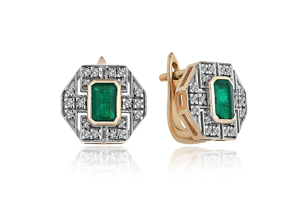 Arte Emerald  Earring