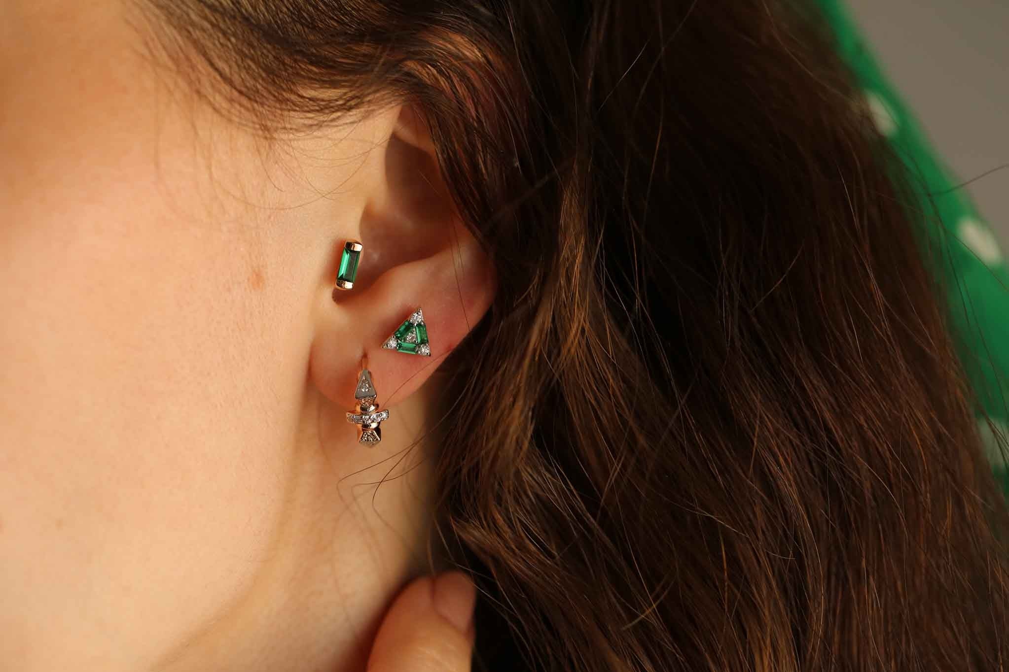 Emerald Line Piercing