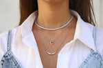 Load image into Gallery viewer, Tennis Choker Diamond  Necklace
