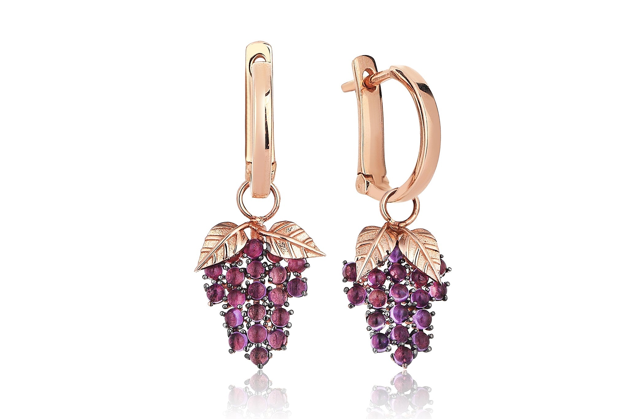 Blackberry Amethyst Earring